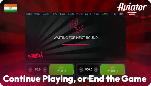 Waiting for the Next Round to Continue Playing Aviator in India